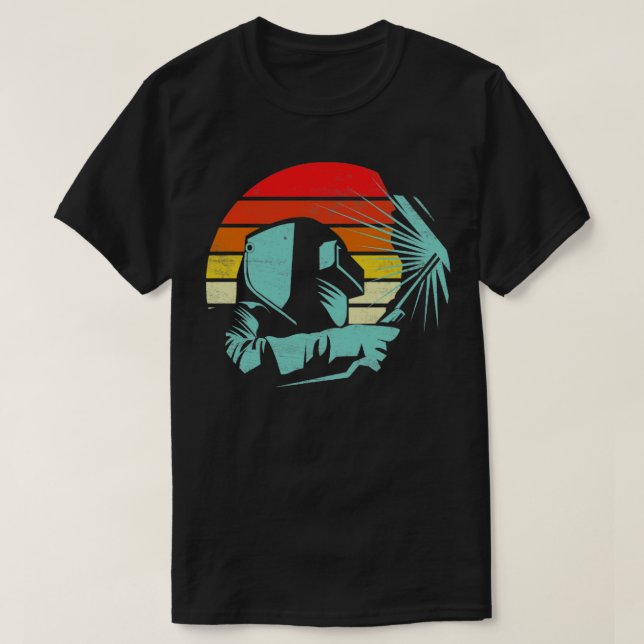 T-shirt Design de style rétro soudeur (Design devant)