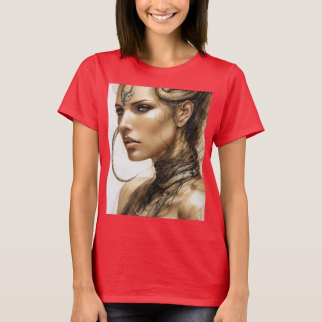 T-shirt Design de tatouage de dragon de fer - Symbole de f (Devant)