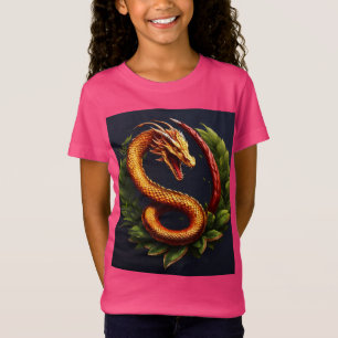 T-Shirt Design de tatouage de dragon de fer - Symbole de f