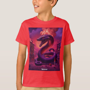 T-shirt Design de tatouage de dragon de fer - Symbole de f