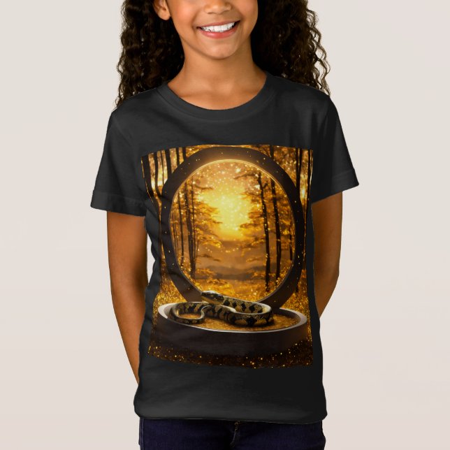 T-Shirt Design de tatouage de dragon de fer - Symbole de f (Devant)
