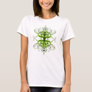 T-shirt Design de tatouage Tribal Personnalisé Vert