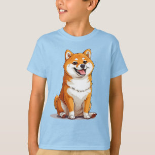 T-shirt 🐕✨ Design de tee-shirt de chien Shiba Inu mignon