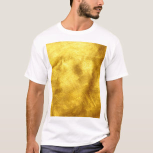 T-shirt Design de Texture Dorée Luxueux