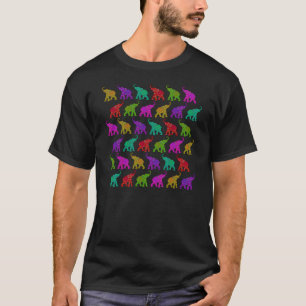 T-shirt Design de tuiles motifs Elephant Walk