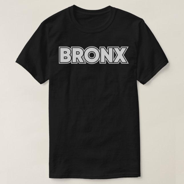 T-shirt Design de typographie Bronx (Design devant)