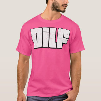 T-shirt Design de typographie de style DILF Retro