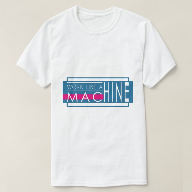 T-shirt Design de typographie de texte blanc moderne (Design devant)