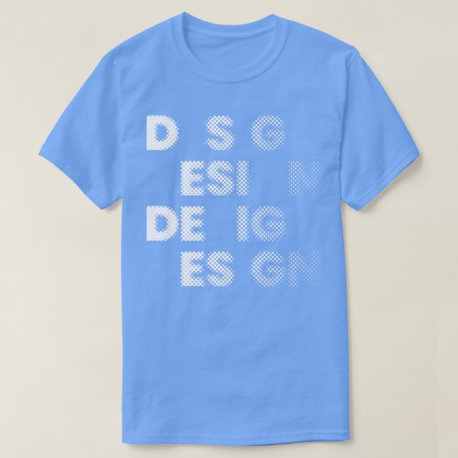 T-shirt Design de typographie matricielle (Design devant)