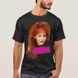 T-shirt Design de ventilateur Reba NeonStyle 80s