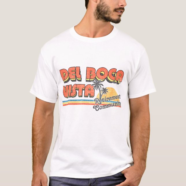 T-shirt design des années 90 du boca vista (Devant)