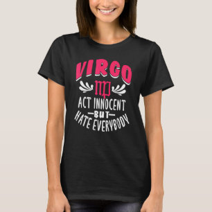 T-shirt Design des signes Virgo Zodiac