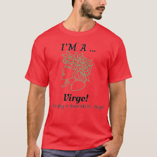 T-shirt Design des signes Virgo Zodiac