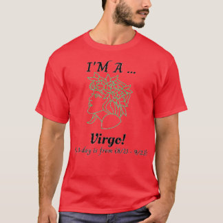 T-shirt Design des signes Virgo Zodiac