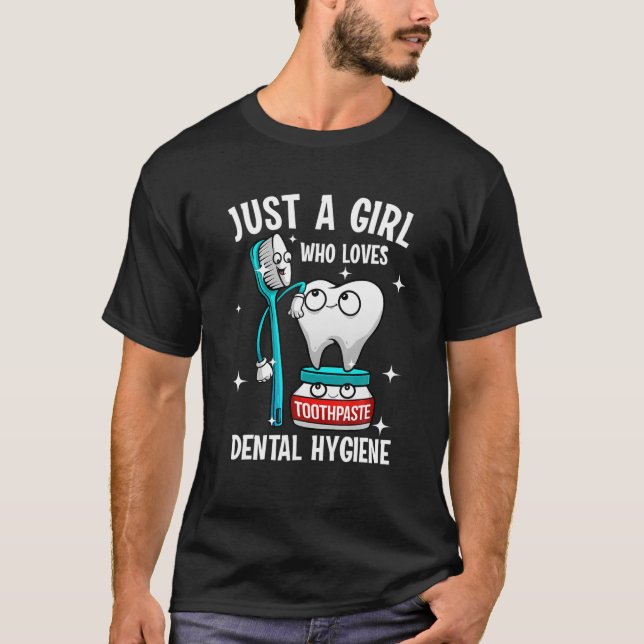 T-shirt Design D'Hygiène Dentaire Pour Filles Femmes Denta (Devant)