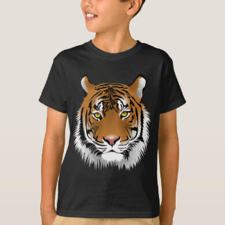 T-shirt Design d'impression de tête de tigre