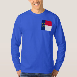 T-shirt Design du drapeau de l'État de Caroline du Nord