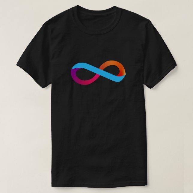t-shirt design du logo infinity (Design devant)