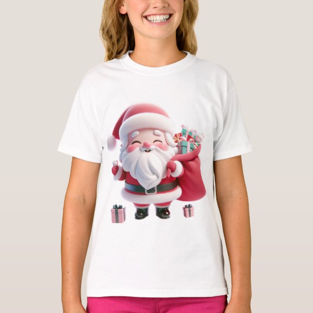 T-shirt Design du Père Noël (Devant)