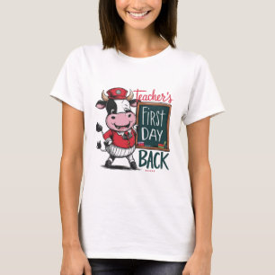 t-shirt design du premier jour de l'enseignant