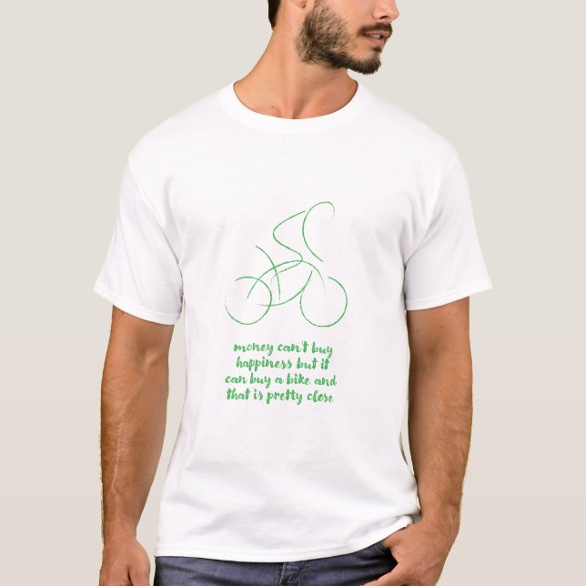 T-shirt Design élégant pour cool cycliste (Devant)