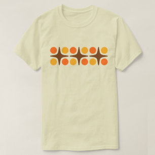 T-shirt Design en étoileburst de style moderne du milieu d