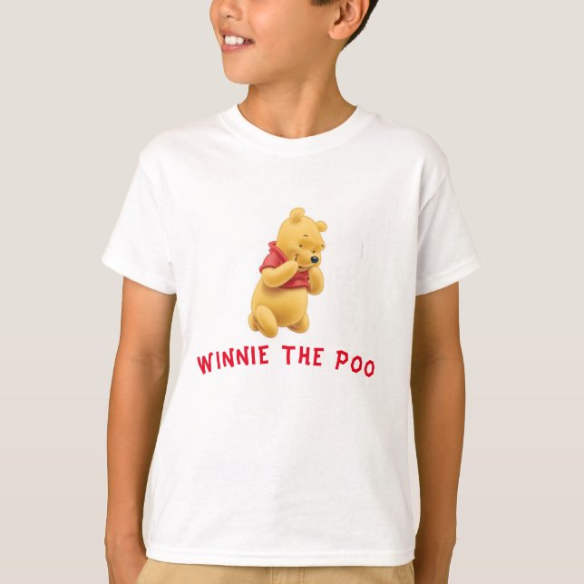 T-shirt design en poo Winnie (Devant)