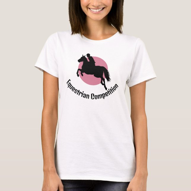 T-Shirt Design Équestre (Devant)