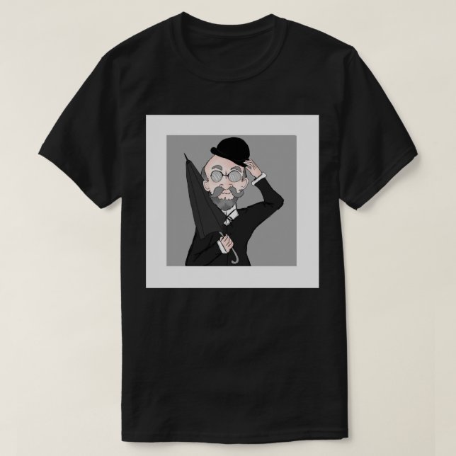 T-shirt Design - Erik Satie Pin (Design devant)