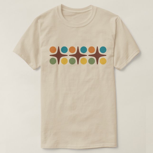 T-Shirt Design Étoile Éclatée Moderne du Milieu du (Design devant)