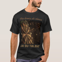 Design fléchette talent sans chance affirmation