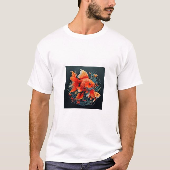 T-shirt Design Gold Fish (Devant)