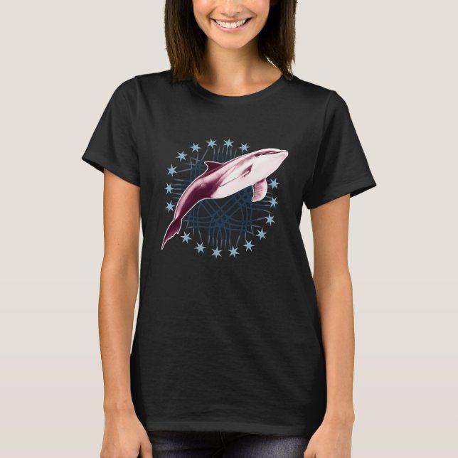 T-shirt Design graphique Dolphin Slick (Devant)