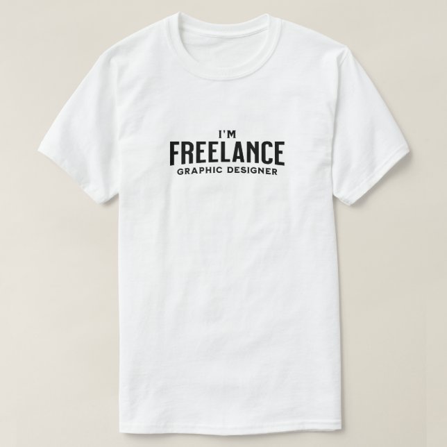 T-shirt design graphique Freelance (Design devant)