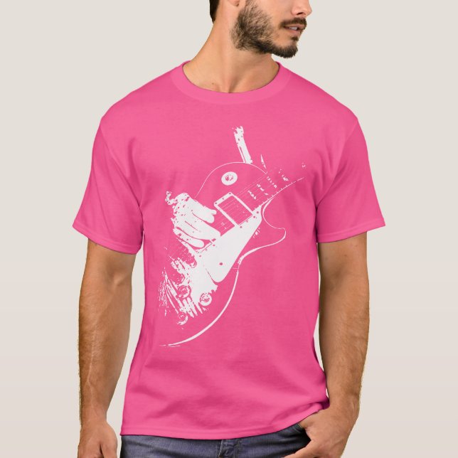 T-shirt Design guitariste cool (Devant)
