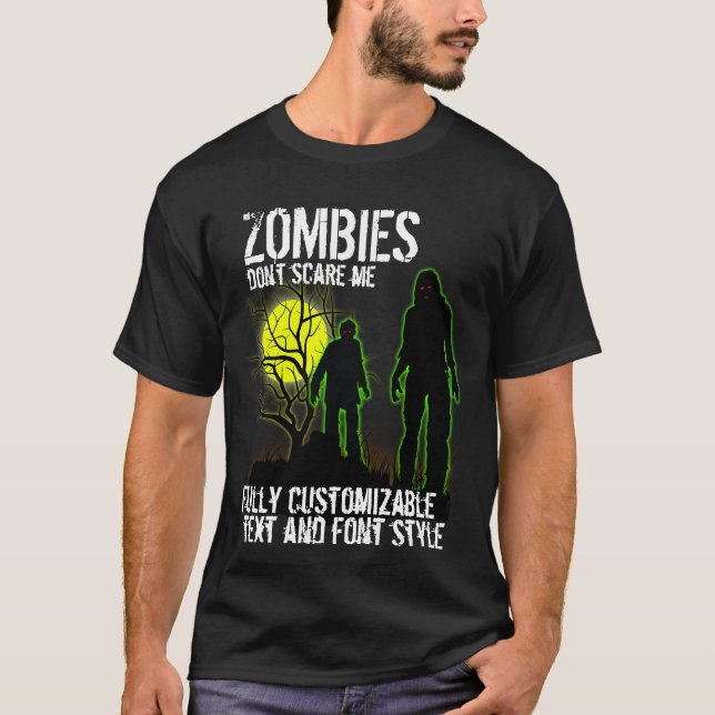 T-shirt Design Halloween entièrement personnalisable avec  (Devant)