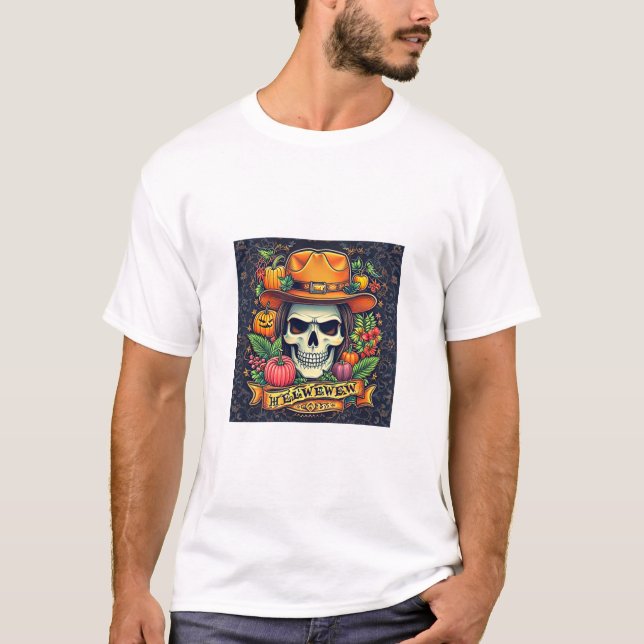 T-shirt design Halloween Premium (Devant)