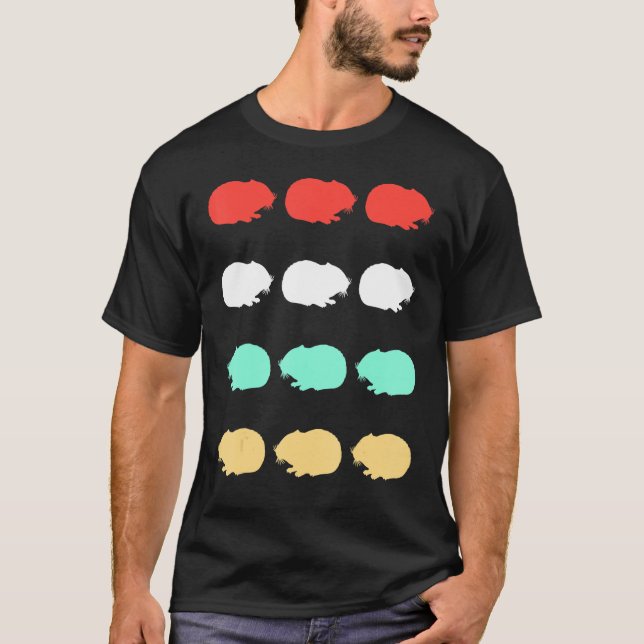 T-shirt Design Hamster vintage - Hamster (Devant)