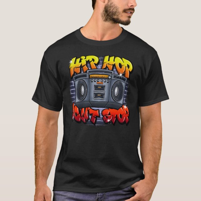 T-shirt design hip hop d’Airbrush 80 (Devant)