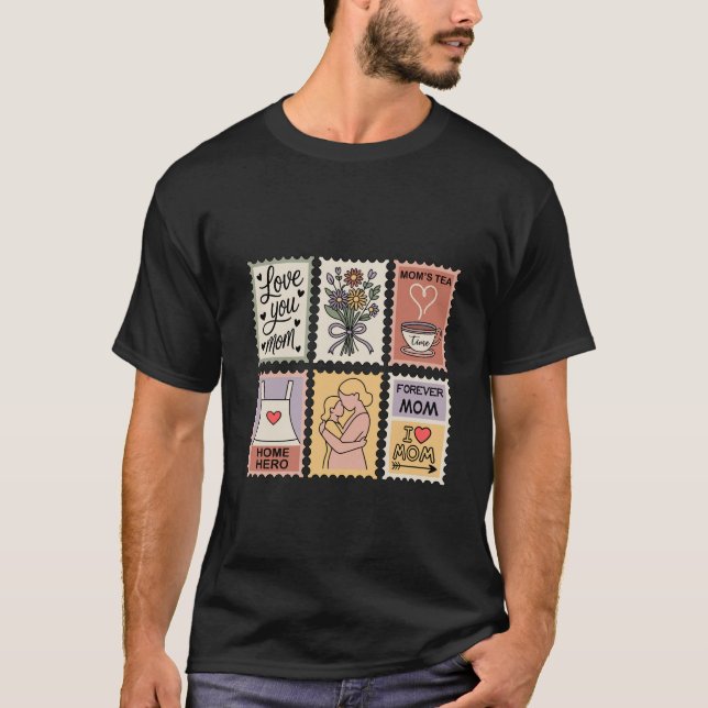 T-Shirt design home hero mama (Devant)