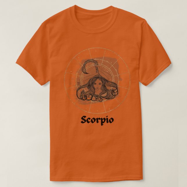 T-shirt Design Horoscope Scorpio (Design devant)