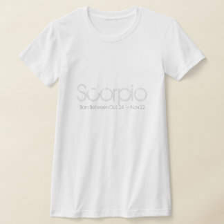 T-shirt Design Horoscope Scorpio