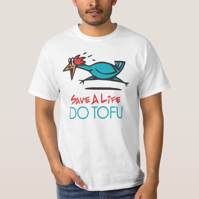 T-shirt Design humoristique de tofu (Devant)