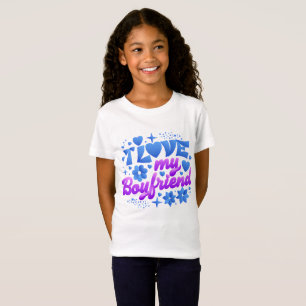 T-Shirt Design-I love my boyfriend