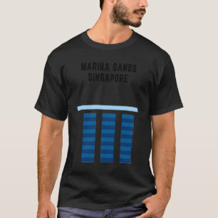 T-shirt Design inspiré de l'hôtel Marina Sands à Sing