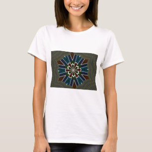 T-shirt Design inspiré de Sari avec détails complexes