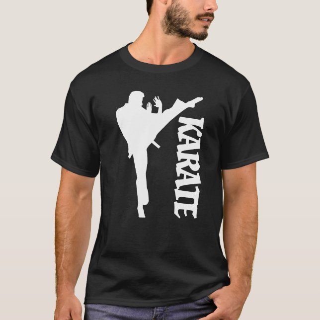 T-shirt Design Karate Taekwondo Practicer Karate (Devant)
