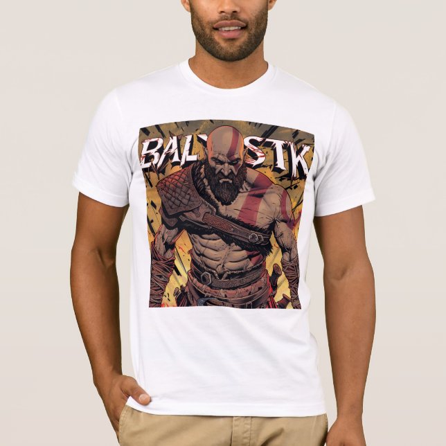 t-shirt design kratos (Devant)