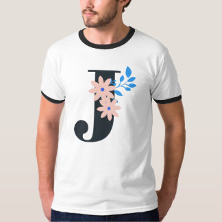 T-shirt Design : lettre "J", numéro de conception 1.