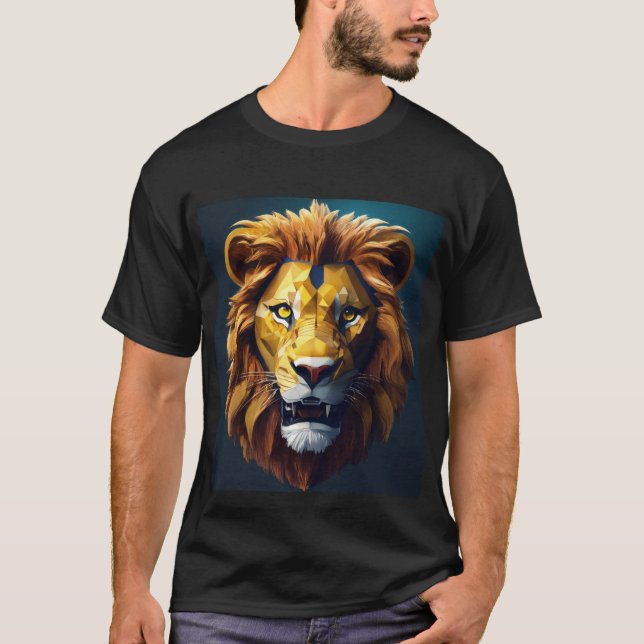 T-shirt design : Majesté rugissante (Devant)